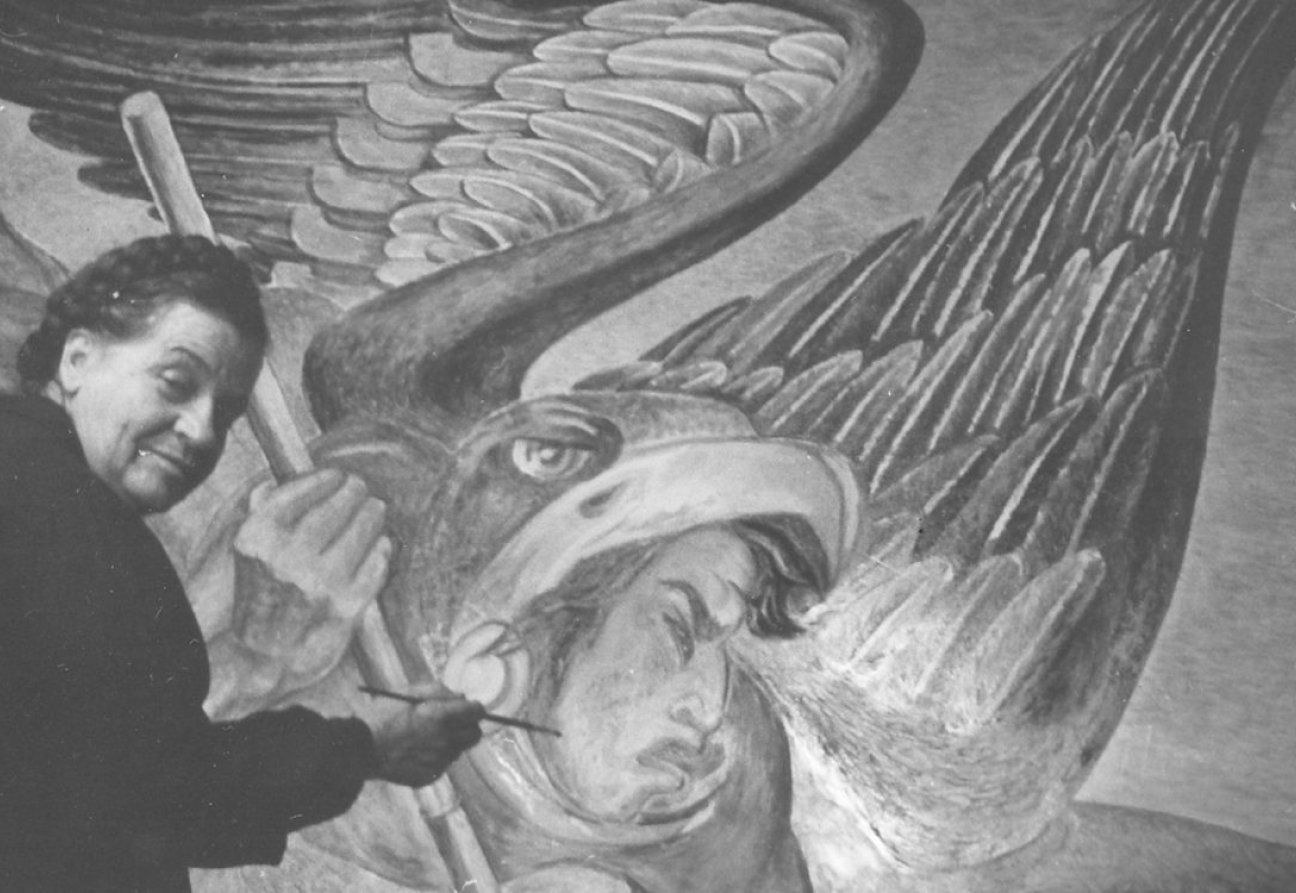 La primera muralista mexicana