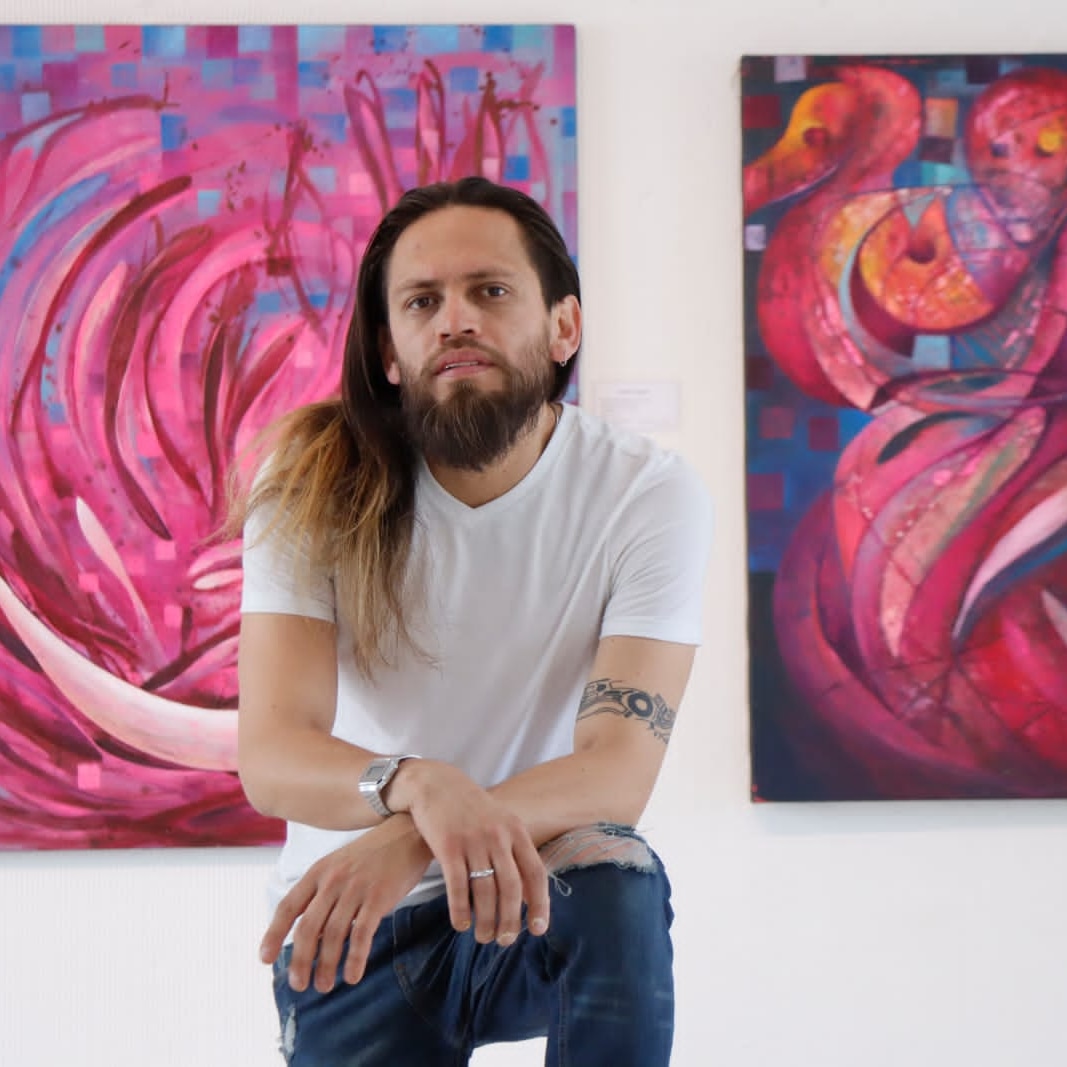 Carlos Fuentes García, el pintor mixteco en la vanguardia del arte contemporáneo