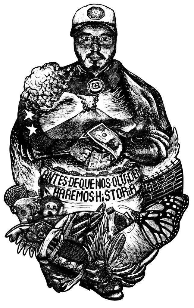 «Mis influencias van desde el Taller de la Gráfica Popular, hasta las historias de migración y resistencia de mi propia familia»: Gabriel Ávalos Sánchez