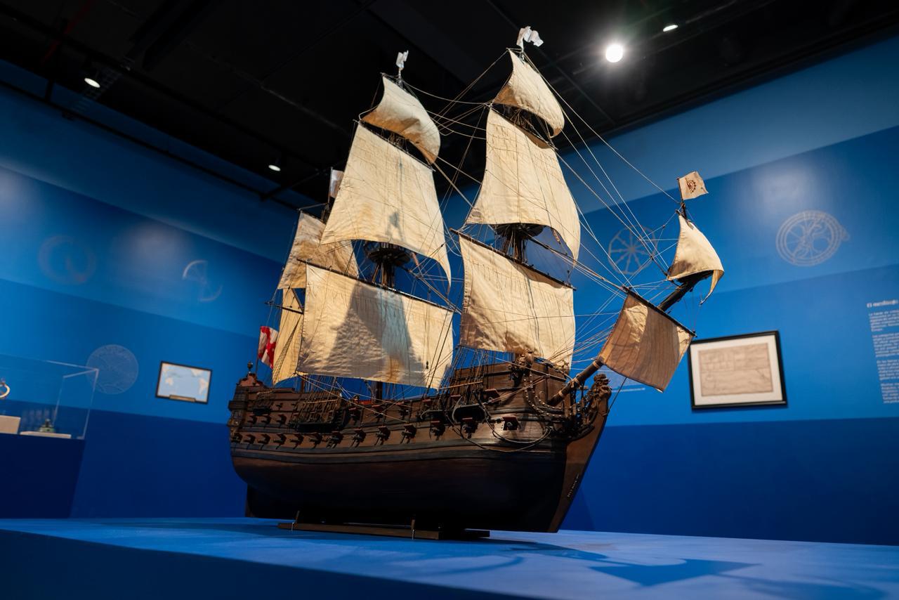 El Galeón de Acapulco-Manila. Somos Pacífico, muestra se conforma por más de 300 piezas como cerámicas, mapas, textiles y obras de arte