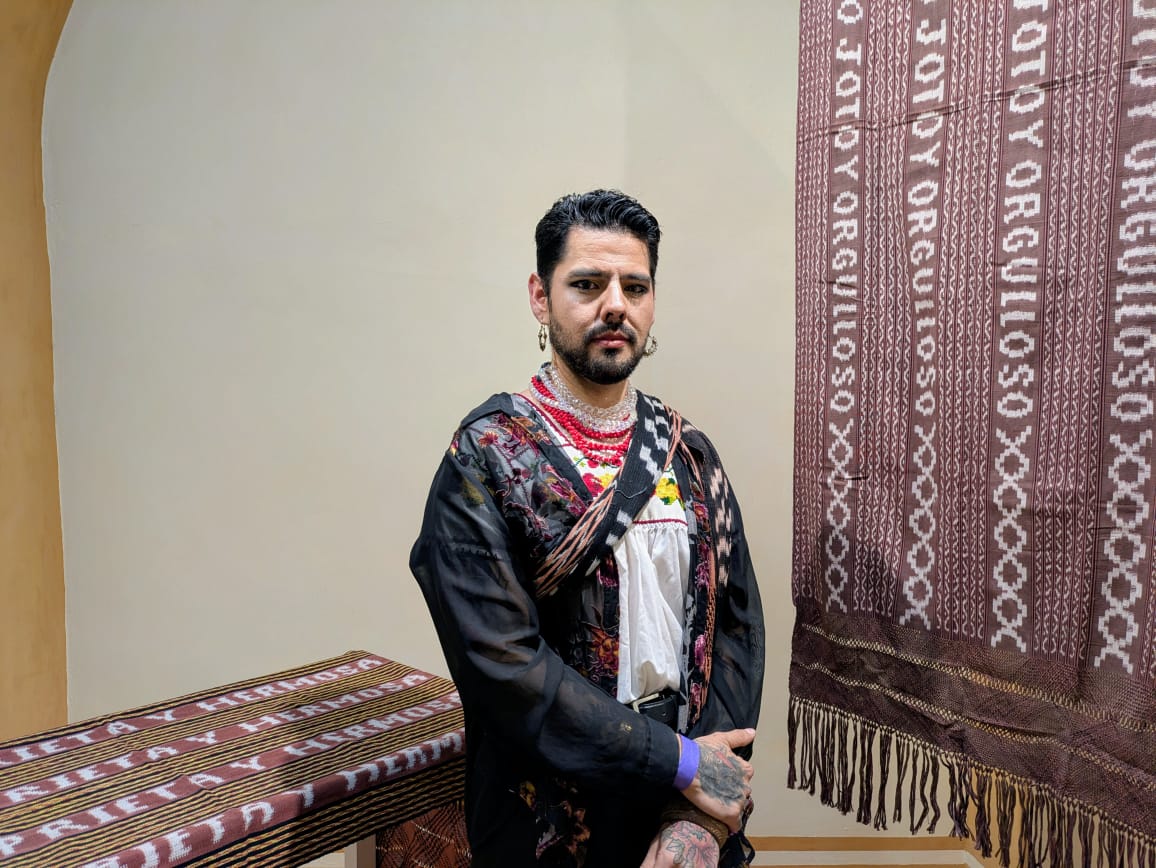 “Existiendo y resistiendo en la ruralidad, rebozos que cobijan disidencias”:  Antonio Ferreira Medina, beneficiario del programa Jóvenes Creadores